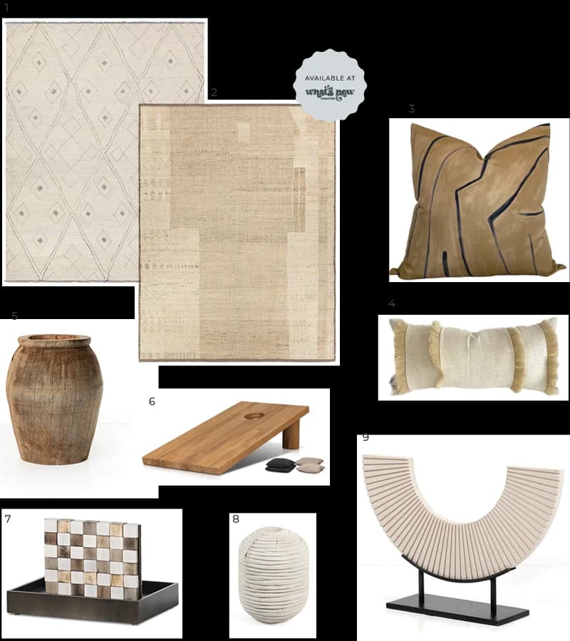 Alla Famiglia design board — Materials & Textiles